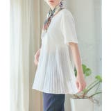 切替シフォンプリーツブラウス レディース シャツ | Growing Rich | 詳細画像2