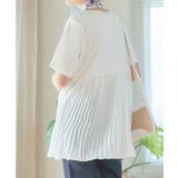 切替シフォンプリーツブラウス レディース シャツ | Growing Rich | 詳細画像3