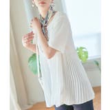 切替シフォンプリーツブラウス レディース シャツ | Growing Rich | 詳細画像4