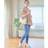 フレアスリーブ切替プリーツトップス レディース カットソー | Growing Rich | 詳細画像11 