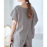 リネンブレンドパンツセットアップ セットアップ レディース | Growing Rich | 詳細画像3 