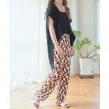 幾何学柄ストレートパンツ パンツ レディース | Growing Rich | 詳細画像14 