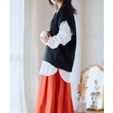 Vネックオーバーニットベスト トップス ベスト | Growing Rich | 詳細画像5 