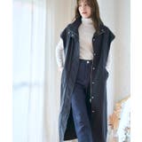スタンドカラーロングジレ アウター ジレ | Growing Rich | 詳細画像12