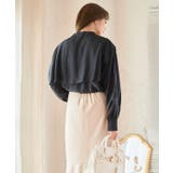 ケープカラーラッフルデザインシャツ トップス ブラウス | Growing Rich | 詳細画像7