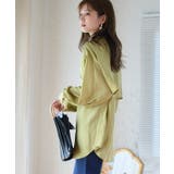 ケープカラーラッフルデザインシャツ トップス ブラウス | Growing Rich | 詳細画像8