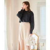 ケープカラーラッフルデザインシャツ トップス ブラウス | Growing Rich | 詳細画像3