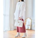 ケープカラーラッフルデザインシャツ トップス ブラウス | Growing Rich | 詳細画像5