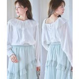 フリル襟ブラウス トップス ブラウス | Growing Rich | 詳細画像3