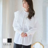 梯子レースケープシャツ トップス シャツ | Growing Rich | 詳細画像1 