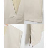 Vネックフェイクレザーベスト トップス ベスト | Growing Rich | 詳細画像8