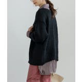 起毛ブークレニットカーディガン ニットカーディガン レディース | Growing Rich | 詳細画像11