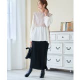 異素材ドッキングチュニック チュニック ベスト | Growing Rich | 詳細画像11