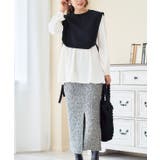 異素材ドッキングチュニック チュニック ベスト | Growing Rich | 詳細画像14