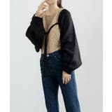 ぽわん袖2Wayニットボレロ ボレロ カーディガン | Growing Rich | 詳細画像9