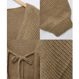 ぽわん袖2Wayニットボレロ ボレロ カーディガン | Growing Rich | 詳細画像18