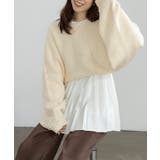 アイボリー | ぽわん袖2Wayニットボレロ ボレロ カーディガン | Growing Rich