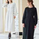 ウエストシェイプスウェットワンピース ワンピース ロング | Growing Rich | 詳細画像1 