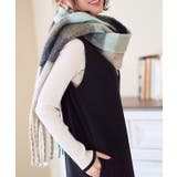 起毛ブロックチェック柄マフラー マフラー レディース | Growing Rich | 詳細画像10 