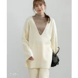 ハイネックリブニット ニット レディース | Growing Rich | 詳細画像9 