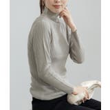 ハイネックリブニット ニット レディース | Growing Rich | 詳細画像12 