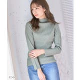 ハイネックリブニット ニット レディース | Growing Rich | 詳細画像4 