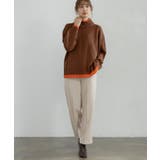 ハイネックアウトリンキングニット ニット レディース | Growing Rich | 詳細画像13 