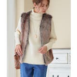 ロングファーミックスベスト ベスト レディース | Growing Rich | 詳細画像2