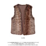 ロングファーミックスベスト ベスト レディース | Growing Rich | 詳細画像12