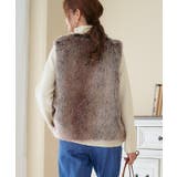 ロングファーミックスベスト ベスト レディース | Growing Rich | 詳細画像5