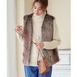 ミックス | ロングファーミックスベスト ベスト レディース | Growing Rich