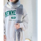 起毛多色チェック柄マフラー マフラー レディース | Growing Rich | 詳細画像10 