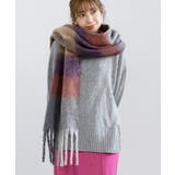 起毛多色チェック柄マフラー マフラー レディース | Growing Rich | 詳細画像2 