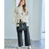 ループ編みニットカーディガン ニット レディース | Growing Rich | 詳細画像9 