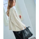 ループ編みニットカーディガン ニット レディース | Growing Rich | 詳細画像10 