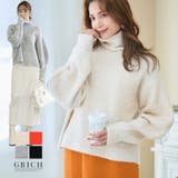 ランタンスリーブハイネックニット ニット レディース | Growing Rich | 詳細画像1