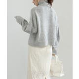 ランタンスリーブハイネックニット ニット レディース | Growing Rich | 詳細画像5