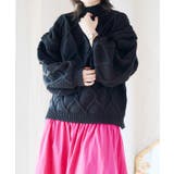 ブラック | ダイヤ総柄ケーブル模様ニット ニット レディース | Growing Rich