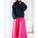 ダイヤ総柄ケーブル模様ニット ニット レディース | Growing Rich | 詳細画像6 