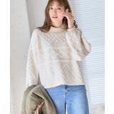 ノルディック柄ジャガードニット ニット レディース | Growing Rich | 詳細画像5 