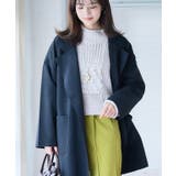 編み地切替ハイネックニット ニット レディース | Growing Rich | 詳細画像10