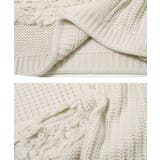 編み地切替ハイネックニット ニット レディース | Growing Rich | 詳細画像3