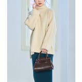 シャギーハイネックチュニック ニット レディース | Growing Rich | 詳細画像9