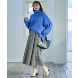 シャギーハイネックチュニック ニット レディース | Growing Rich | 詳細画像15