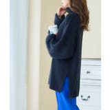 シャギーハイネックチュニック ニット レディース | Growing Rich | 詳細画像17