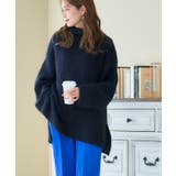 シャギーハイネックチュニック ニット レディース | Growing Rich | 詳細画像18