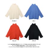 シャギーハイネックチュニック ニット レディース | Growing Rich | 詳細画像23