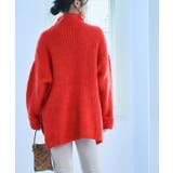 シャギーハイネックチュニック ニット レディース | Growing Rich | 詳細画像3