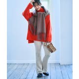 シャギーハイネックチュニック ニット レディース | Growing Rich | 詳細画像5