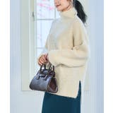 シャギーハイネックチュニック ニット レディース | Growing Rich | 詳細画像8